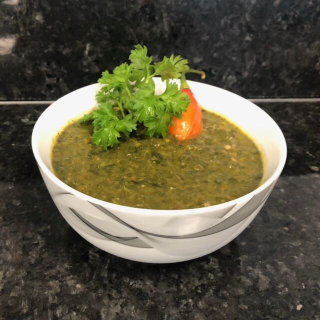 Roti Plus callaloo